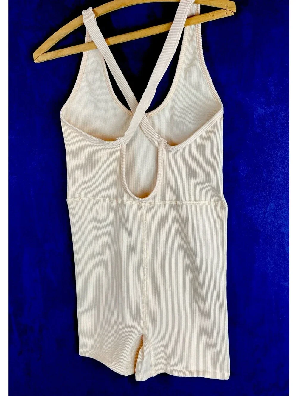 Free People Movement Free Style Shortsie Peaches Size M/L Ribbed Knit Stretch